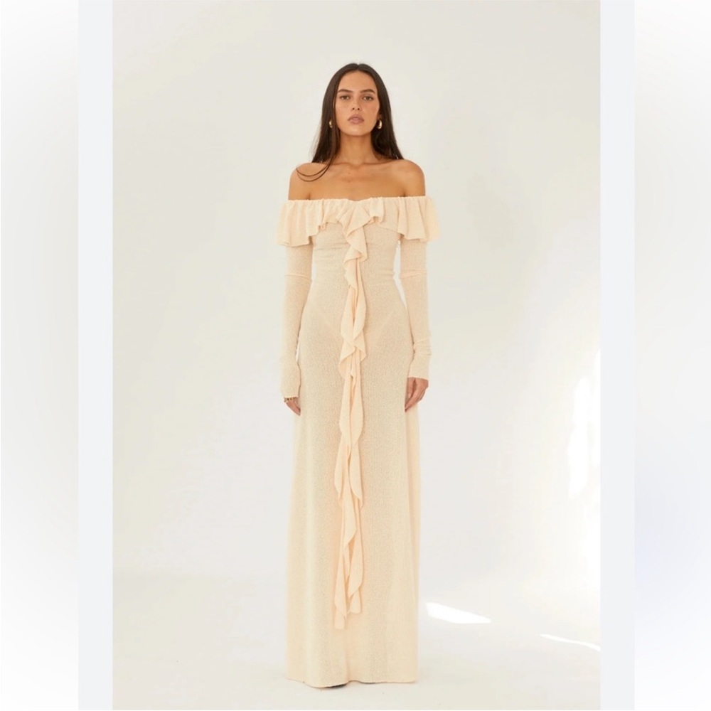 Arcina Ori Mila Crème Maxi Dress NWT - Picture 3 of 17